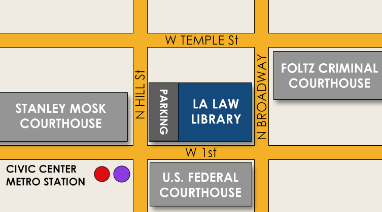 LA Law Library Map
