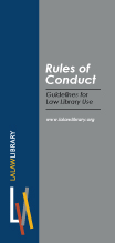 Rules of Conduct Brochure